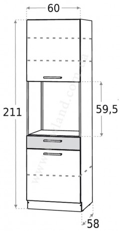 Кухонный Skapis SP6 KAMDUO KAM