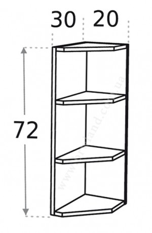 Стеллаж угловой навесной WK2 KAMDUO KAM