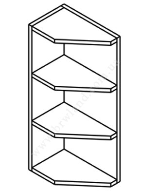 Стеллаж угловой навесной WKF2 KAMDUO XL KAM