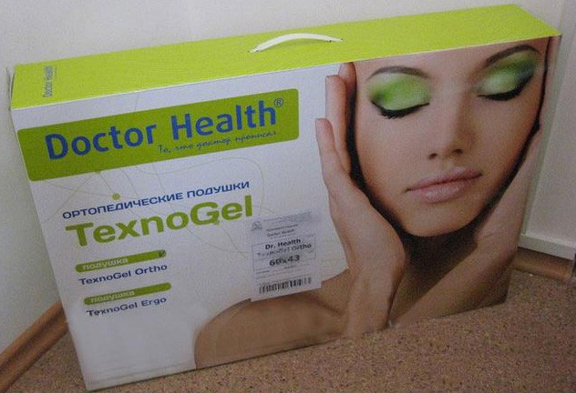 Подушка TexnoGel Ergo DOCTOR HEALTH