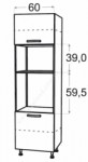 Кухонный Skapis SPM6 KAMDUO XL KAM