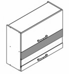 Кухонная Vitrīna навесная WO2W9 KAMDUO XL KAM